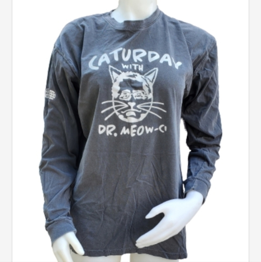 Cat Lady Dr.‎ Meow Ling sleeve tee L